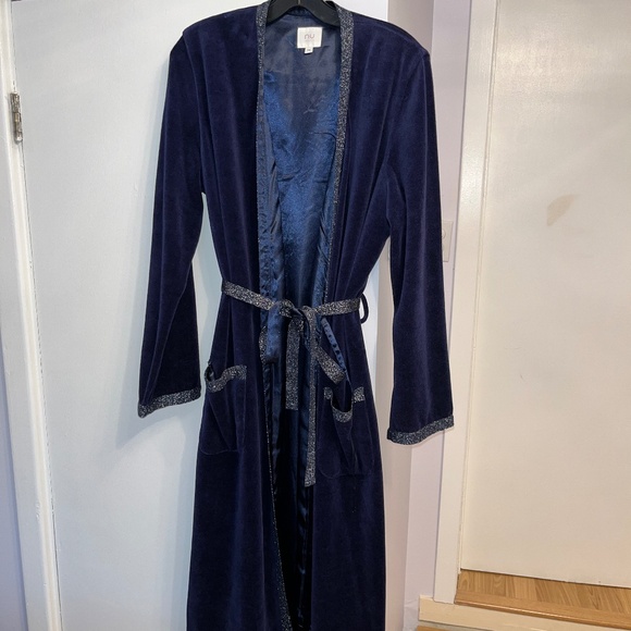 Sublime, cotton velour lined bathrobe, with pockets, Nu by Simons, S, EUC. - Picture 1 of 9